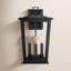 Applique murale d'extérieur noire 9,45 pouces Jamila