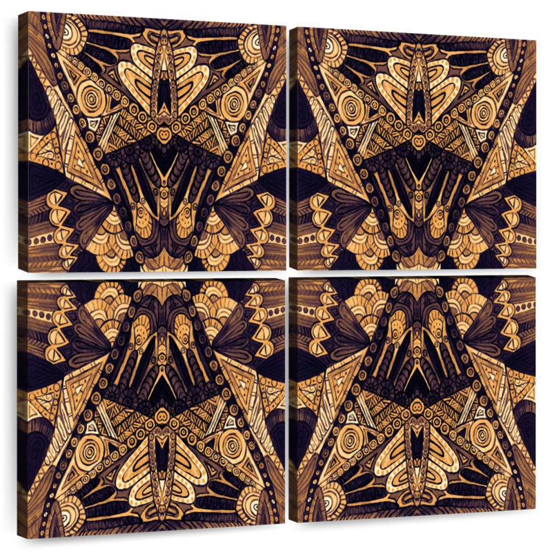 Or art déco Kerner, H 18 po x l 18 po