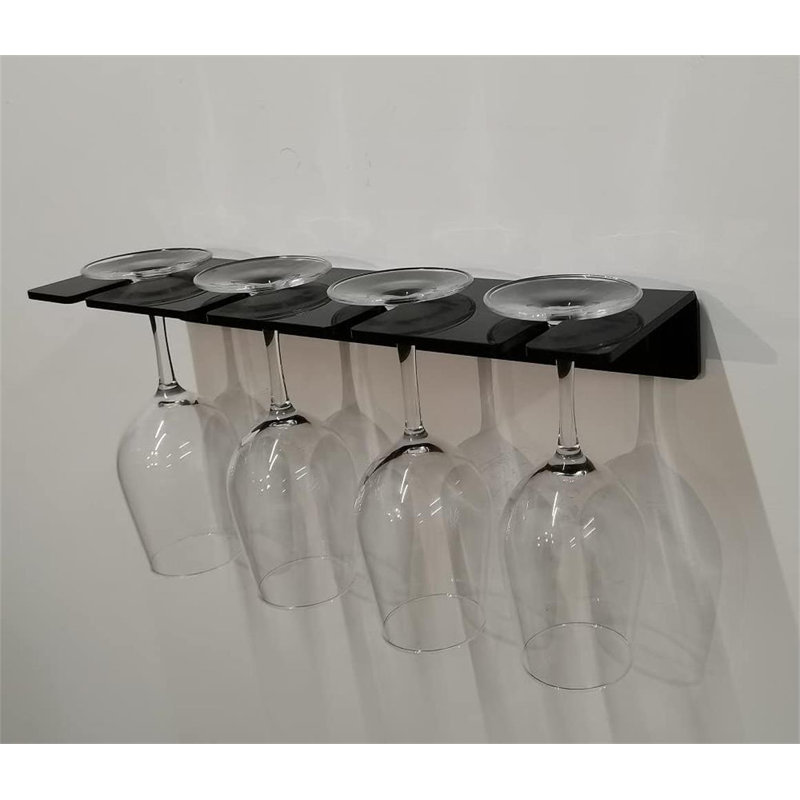 Wall Mounted Acrylic Wine Cup Holder