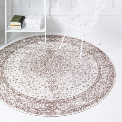 Tapis oriental brun clair