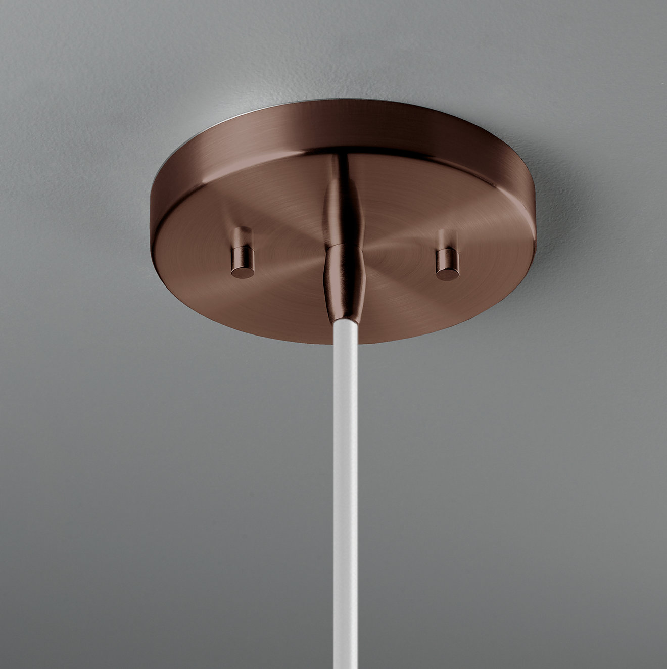 Leni Collection 1 - Light Cone Pendant Accents, Dark Bronze, Hammered Pewter