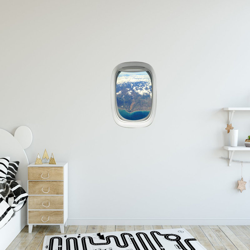 Décalcomanie murale aéronautique et colle en ciel avion