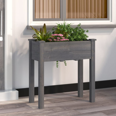 Ludington Wood Planter Box