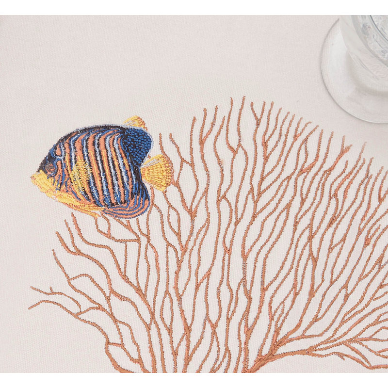 Reef Coral Lumbar Pillow