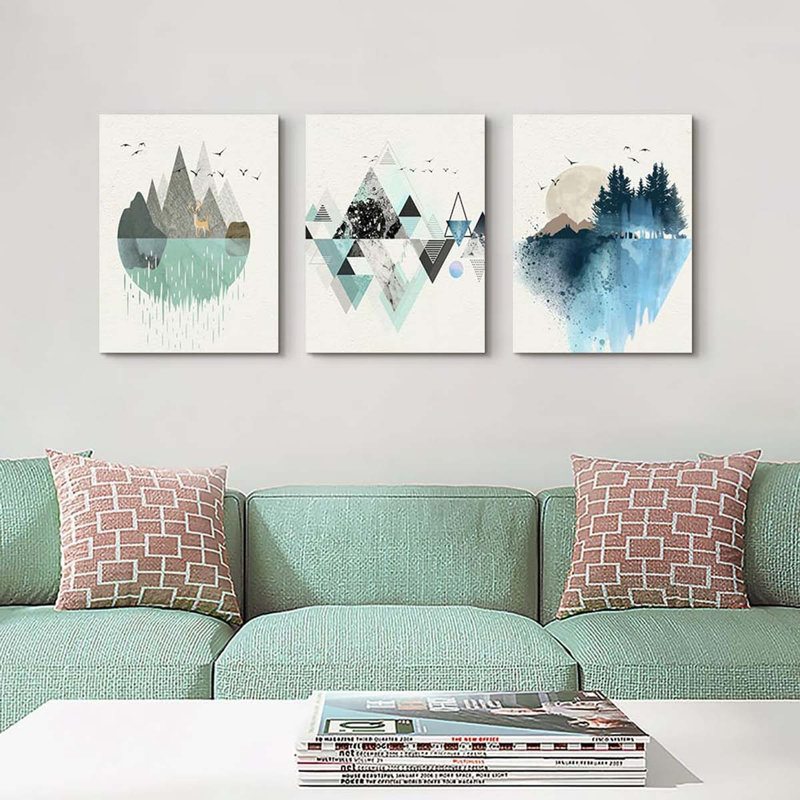 3 Piece Wrapped Canvas Print