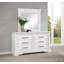 Commode 6 tiroirs avec miroir Camacho
