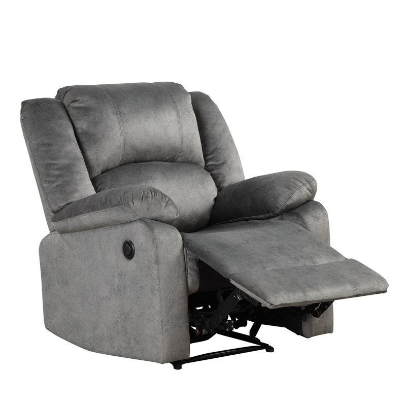 Fauteuil inclinable lève-personne standard 36,22 po Hepfer, Tissu gris