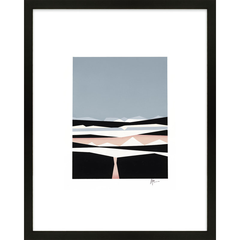 Afrika 18 Print by Lee Lessem, 38" H x 30" W x 1.25" D, Black Framed