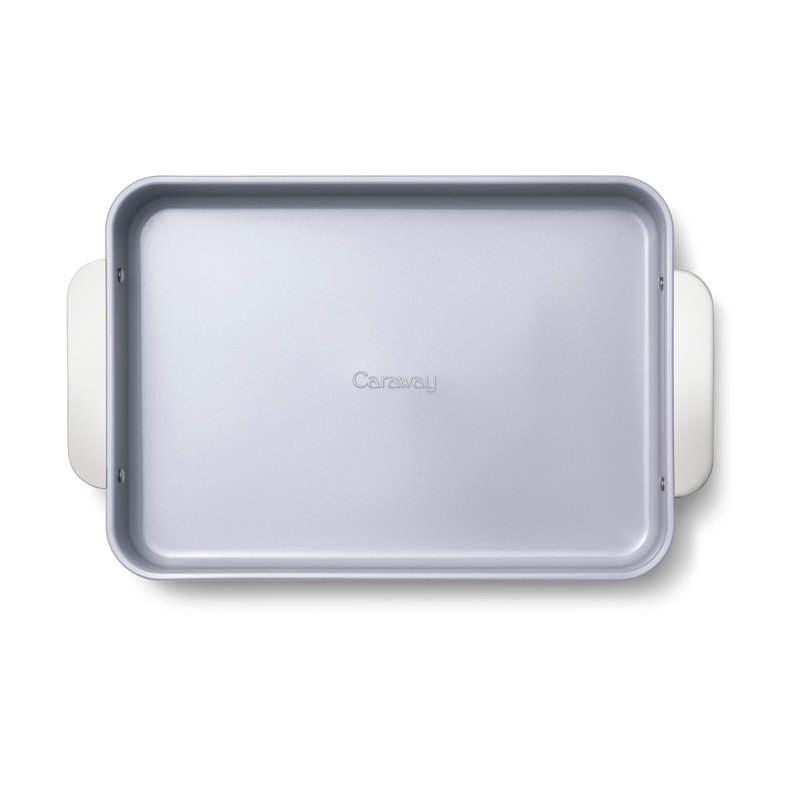 Caraway Nonstick Ceramic Rectangle Pan W/ Handles, Navy