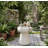 Mushroom Concrete Side Table – Geometric Pedestal Design – Multi-Purpose Outdoor/Indoor Accent Table, Easy-Clean Matte Finish-1902647934