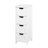 White Bathroom Storage Cabinet