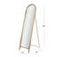 Miroir de plancher autoportant pliable en métal