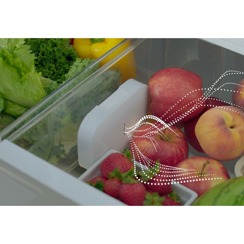 Bosch - 800 Series 36-Inch Smart 3-Door Counter-Depth Refrigerator With Recessed Handles, Anti-Fingerprint Exterior, Internal Water, Home Connect