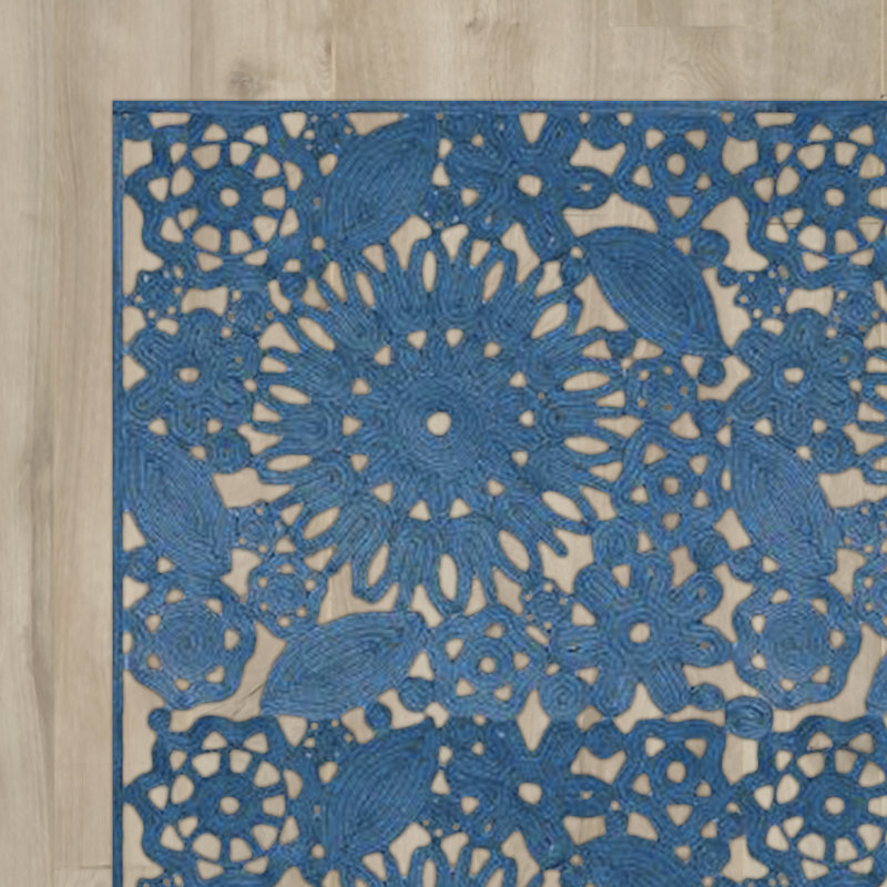 George Floral Indoor Rug, Round 8'