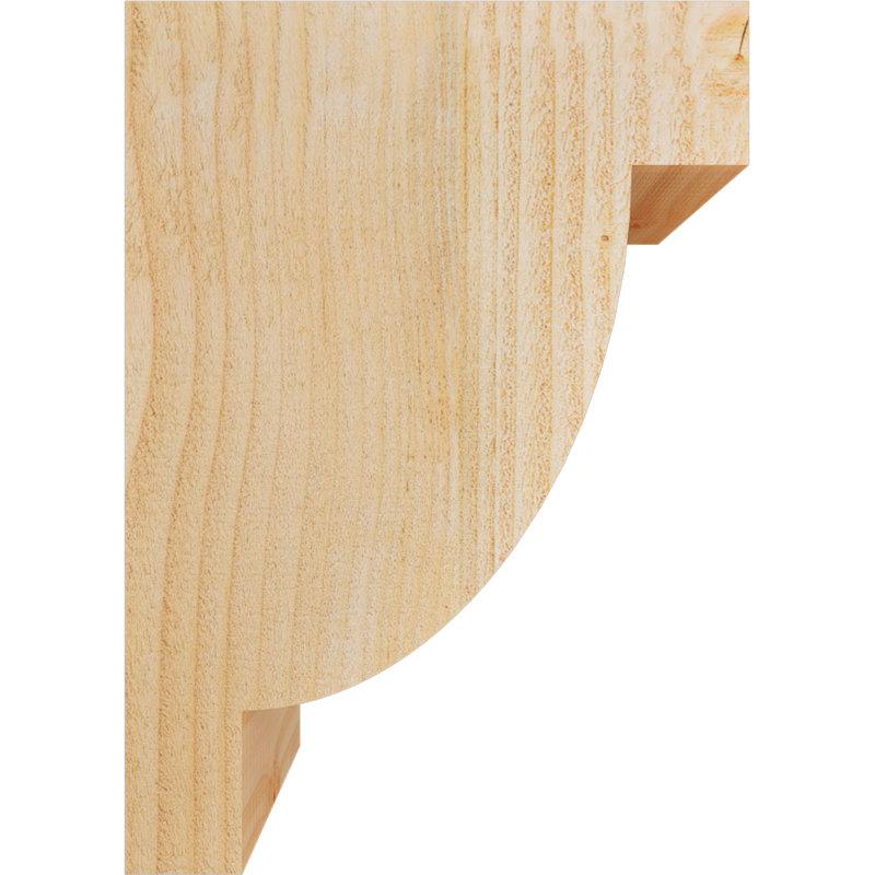 Corbeau alpin, H 14 po x l 6 po x P 10 po, Sapin de Douglas, Sciage brut