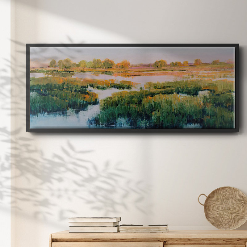 Marshland View II- Framed Canvas