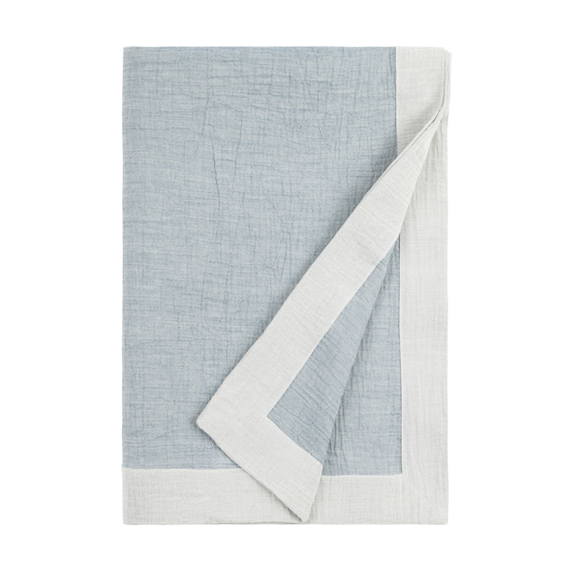 Atacama Cotton Throw, Marine