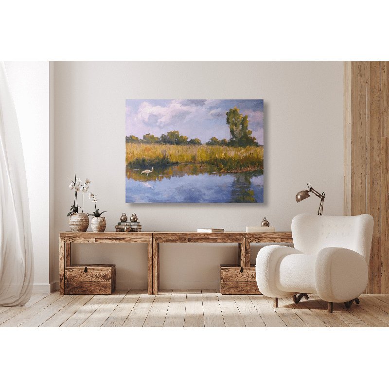 Intercoastal - Artist Enhanced Canvas Print, 30" H x 40" W x 1.5" D, Unframed