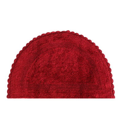 Crochet Lace Semi Circle Bath Rug