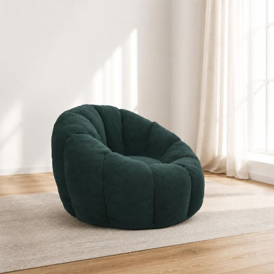Fauteuil à billes rembourré en mousse haute densité avec accoudoirs, siège confortable pour les adultes, canapé à billes ergonomique