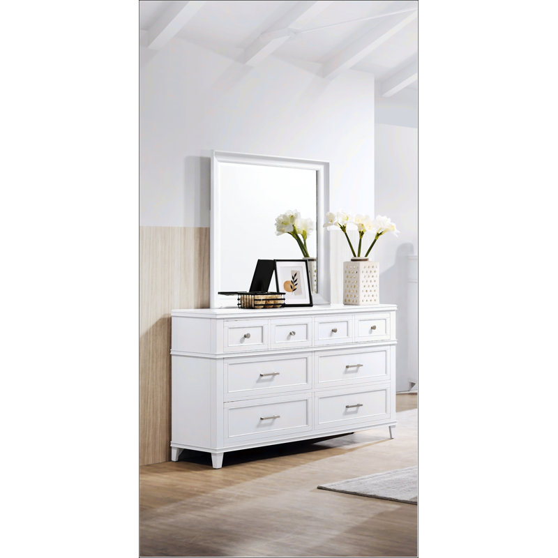 Miroir mural Exquis, Blanc