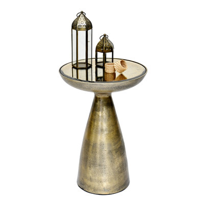 Table d'appoint en forme de sablier