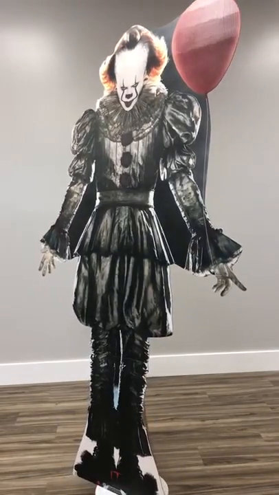 Pennywise with Red Balloon Life-Size Cardboard Standee