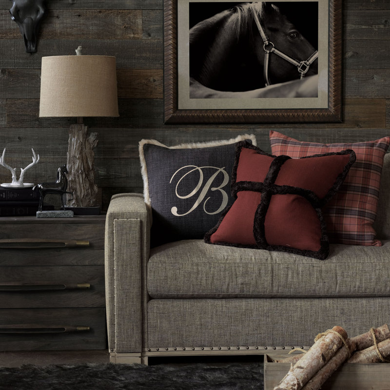 Chalet Square Pillow Cover & Insert, Berry