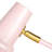 Jerrilee 65'' Pink Swing Arm Floor Lamp