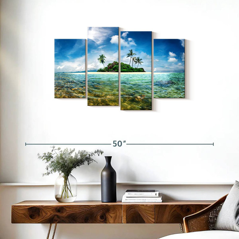 Gillard Exotic Paradise Island, H 22 po x l 36 po