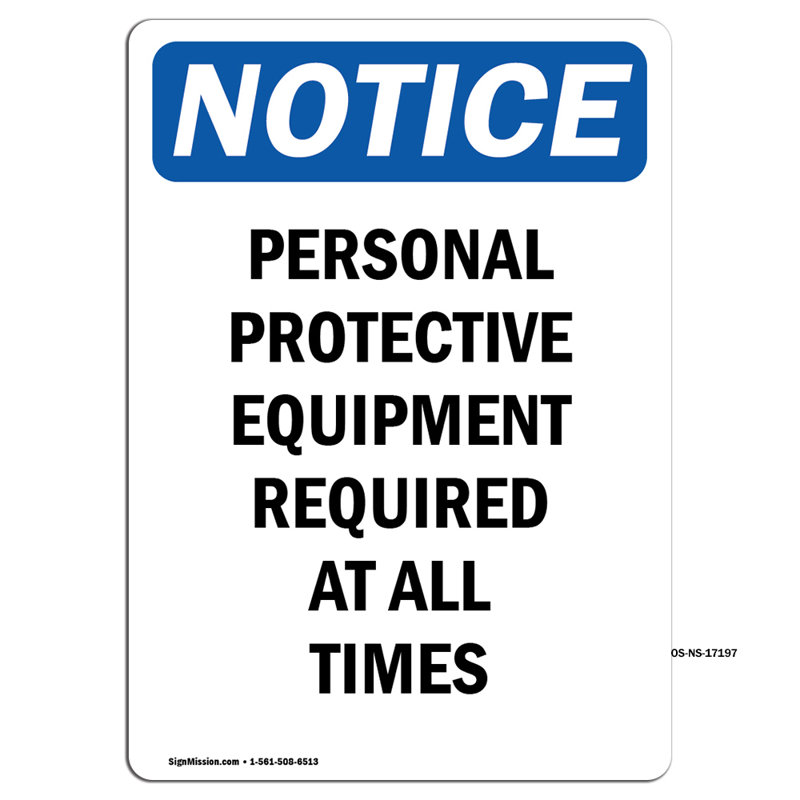 Personal Protective Equipment Sign