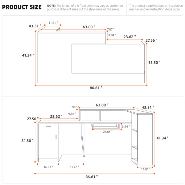 Dimensions du produit