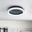 1-Black white dimmable LED ceiling light