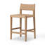 Hamlin Bar Stool with Solid Wood Frame-1610560151