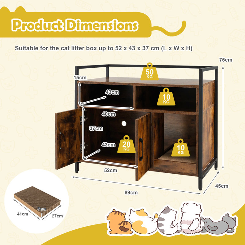 Renji Litter Box, Brown