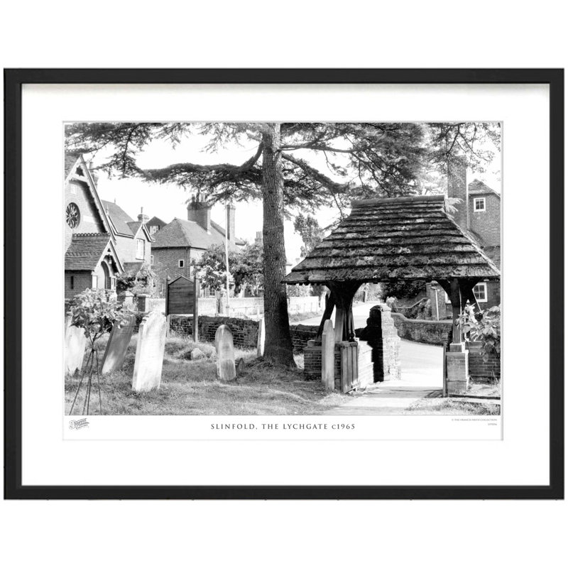 Slinfold, The Lychgate C1965 by Francis Frith - Single Picture Frame Print, 40cm H x 50cm W x 2.3cm D