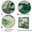 «White and Green Chrysanthemums Collage», art mural sur toile de chrysanthèmes-95968896-134043836