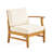 3 Seater Sofa And Table Set, Cream-1894979054