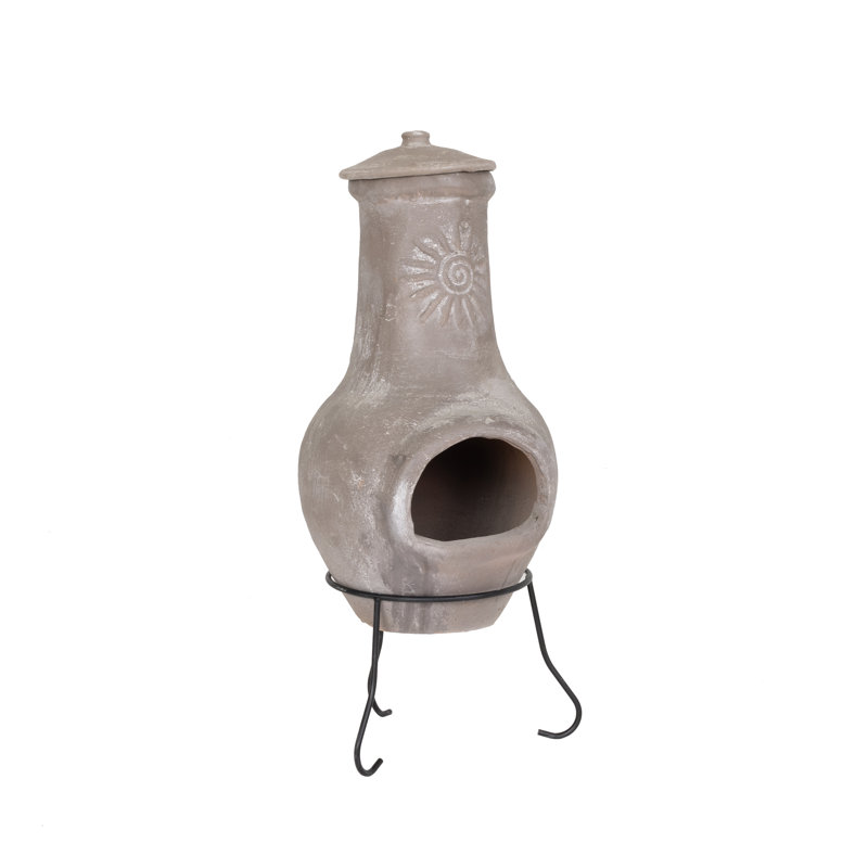 Killion Round Clay Smokeless Chimnea