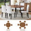 Ensemble de table de salle à manger extensible de 42 à 54 po avec chaises rembourrées confortables-115748087-115988750