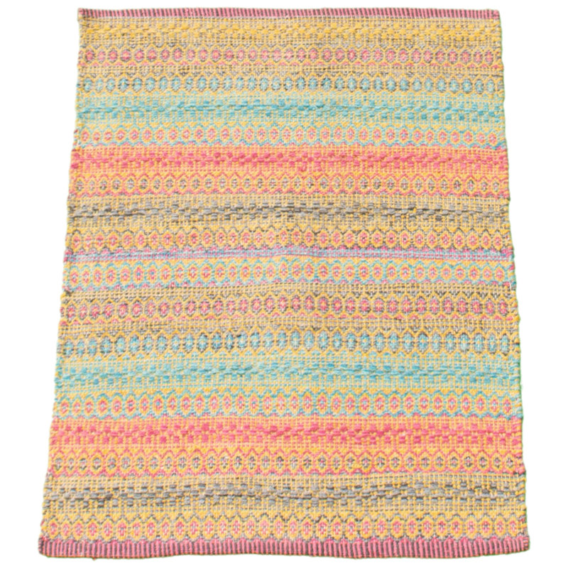Wool Geometric Indoor Rug, Rectangle 2' x 3'