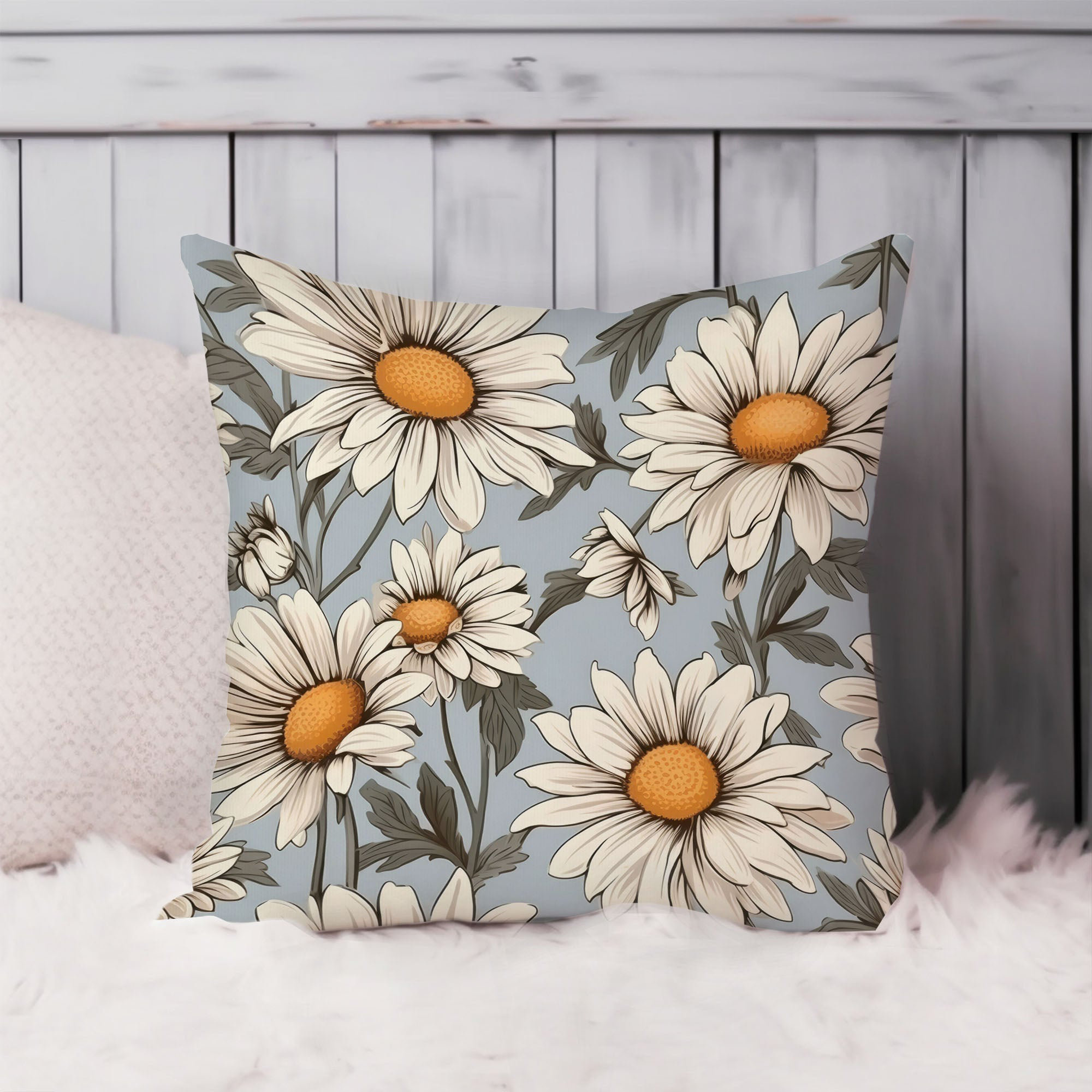 Ethan Taylor Floral Daisy Flowers Pattern IV Cottage & Cottagecore ...