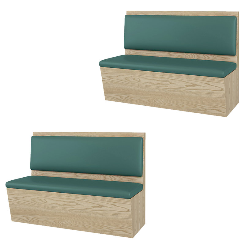 Banc rembourré en similicuir Light Luxury