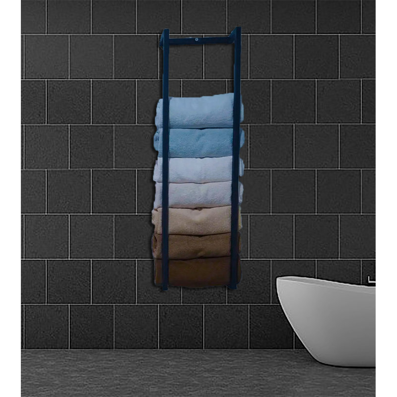 Bathroom Towel Rack, 28" H x 7.8" L x 5.8" D