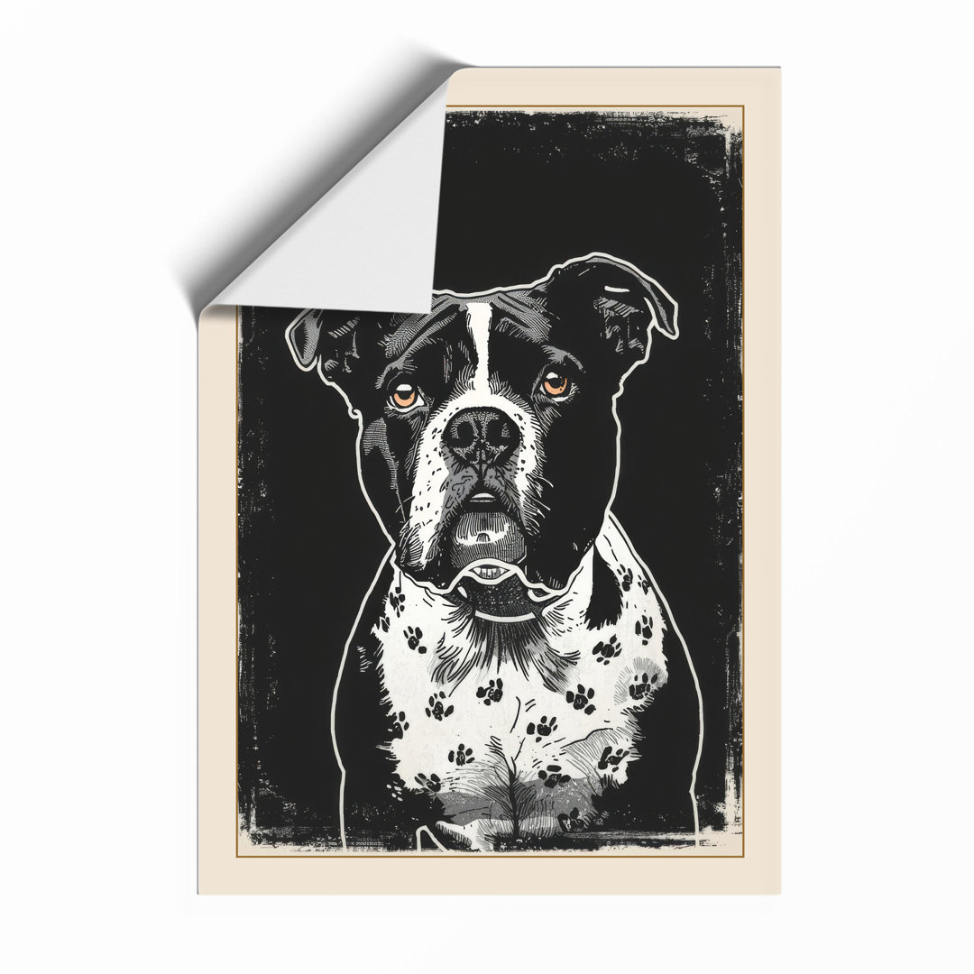 Dignified Hound Vintage - Framed Print