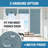 French Door Curtains Linen Textured Privacy Door Blinds Kitchen Window Curtains Waterproof Room Darkening Curtains for Glass Door Tie Up Shade, 1 Panel-945136281-945136277