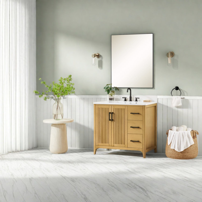 Single Bathroom Vanity with Top