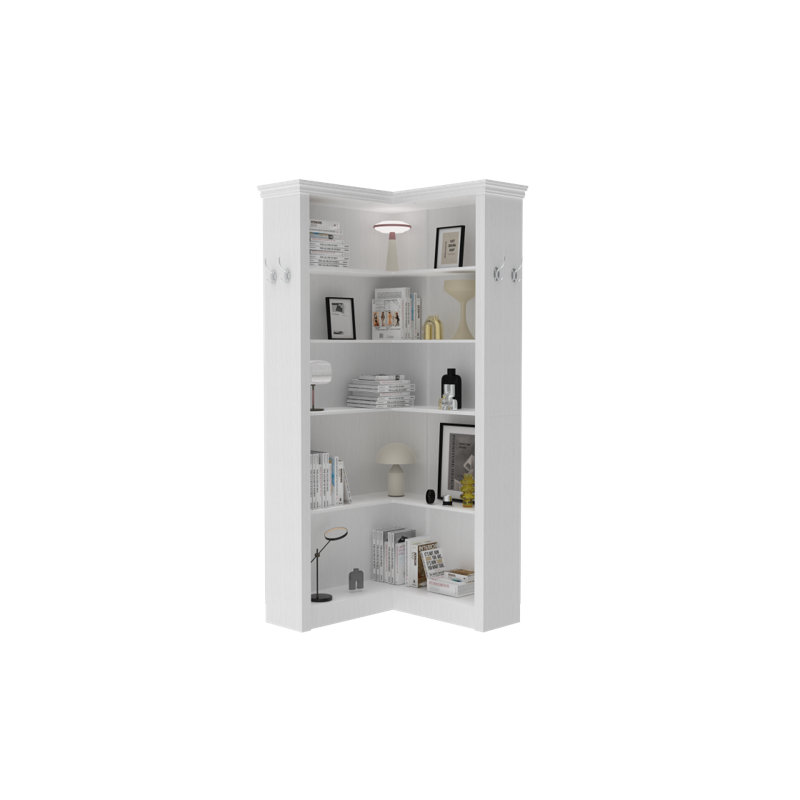 Corner Bookshelf