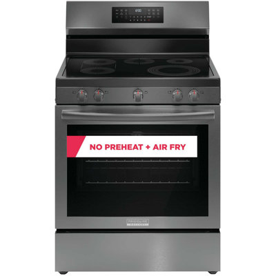 Frigidaire 30"" Front Control Electric Range With Total Convection -  GCRE3060BD