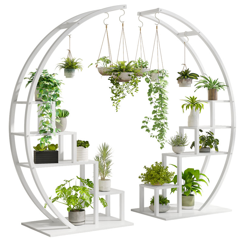 Plant Stand - Set of 2, White